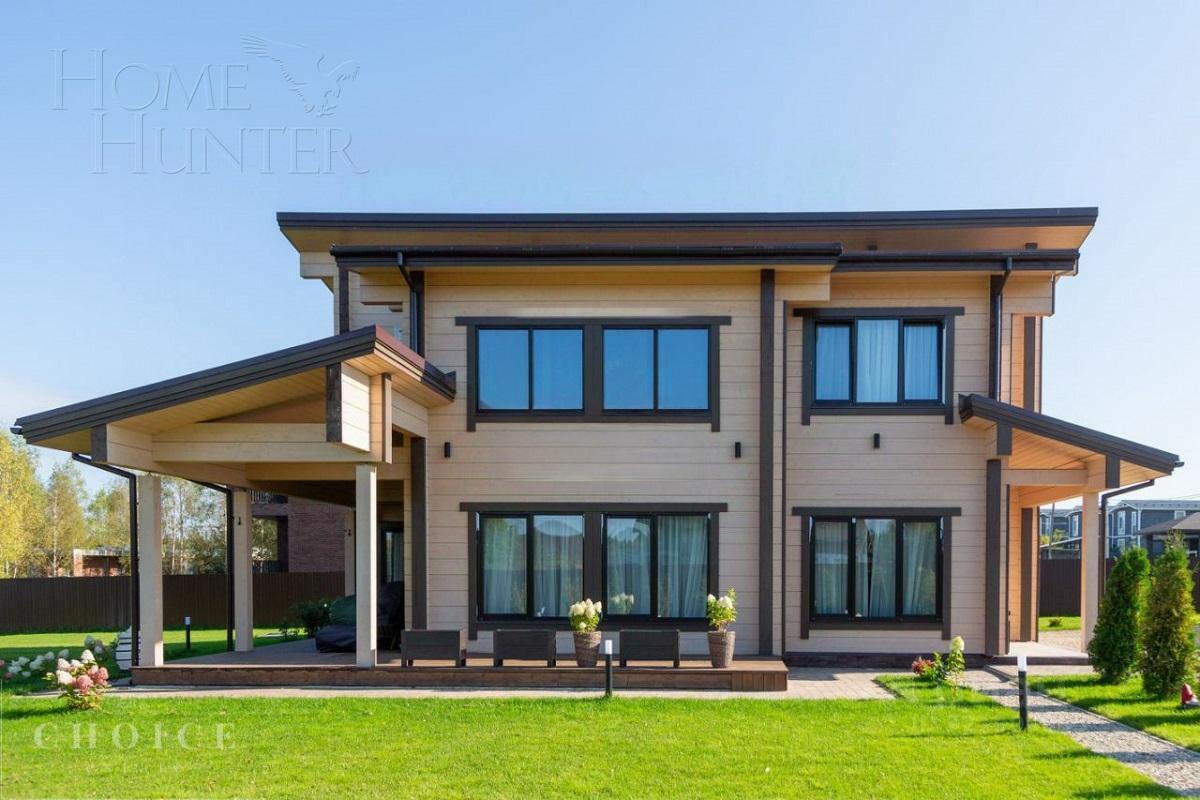 2-этажный коттедж 262.5 м² с отделкой