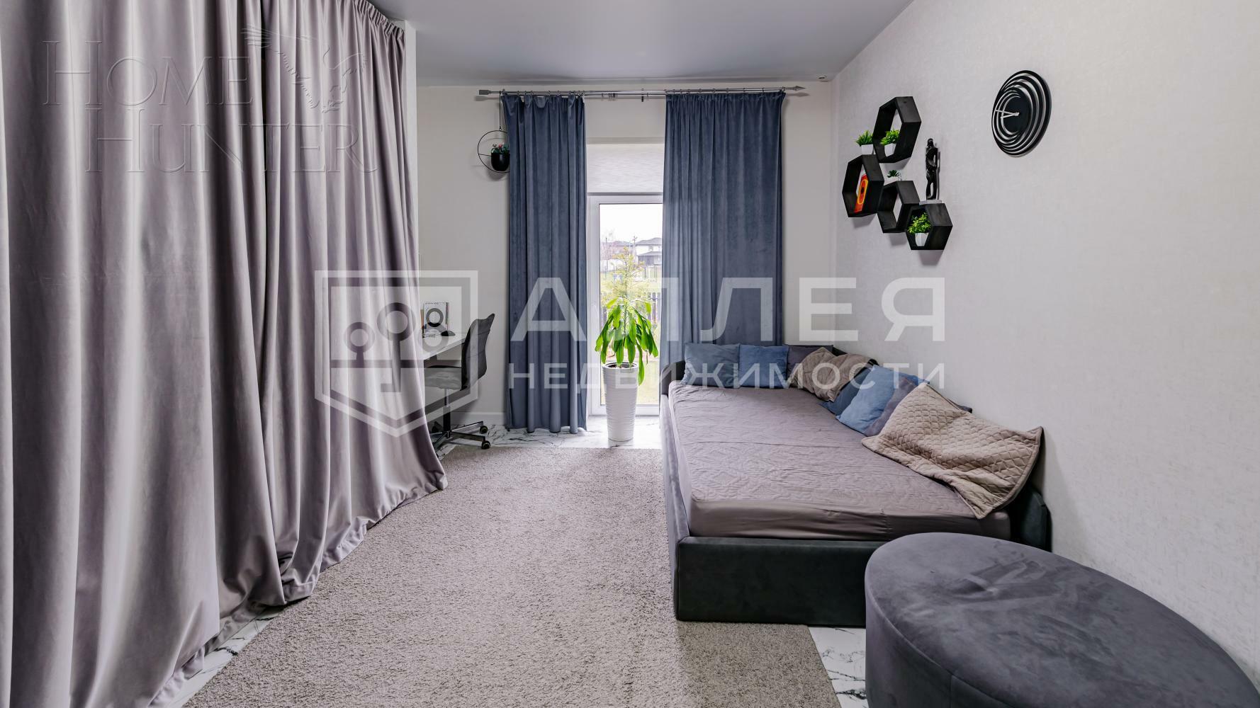 1-этажный коттедж 160 м² с отделкой