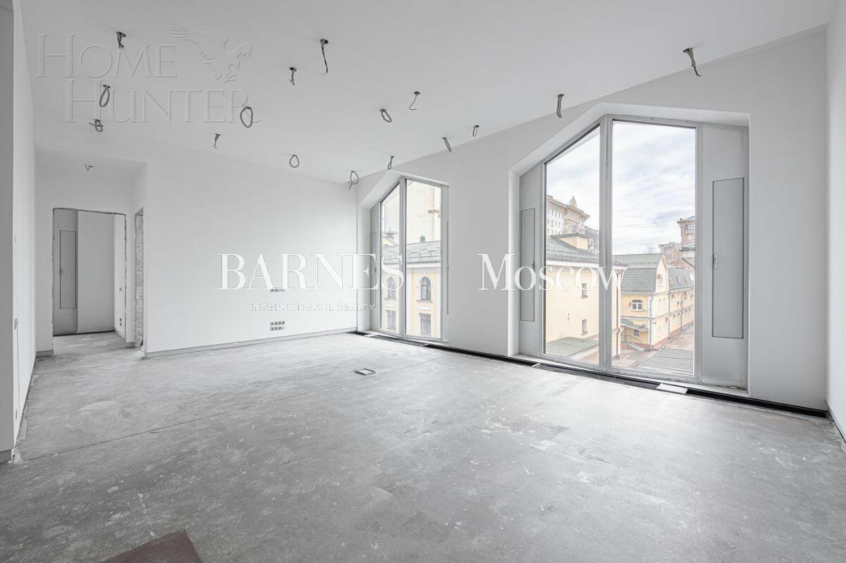 3-КОМН. АПАРТАМЕНТЫ БЕЗ ОТДЕЛКИ 90.2 М² НА 3 ЭТАЖЕ