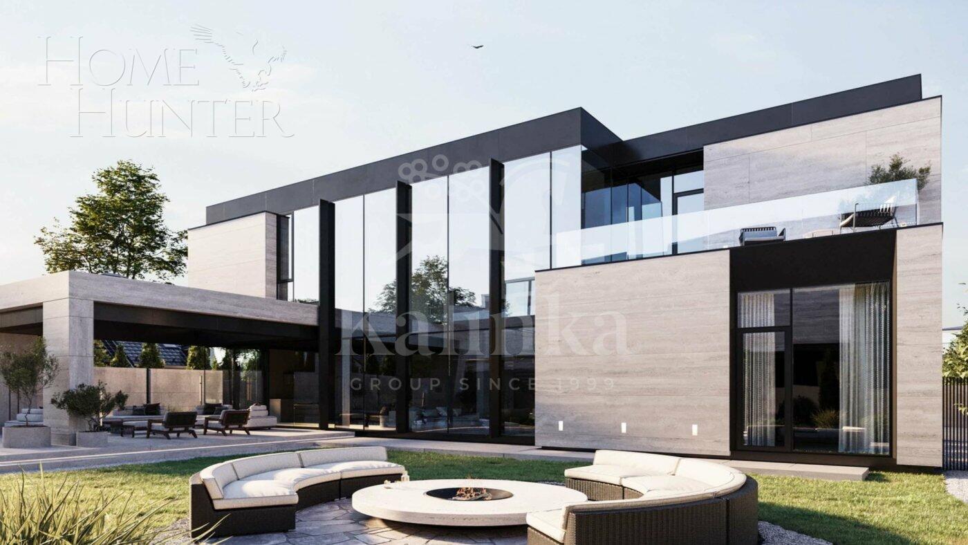 2-этажный коттедж 550 м² без отделки