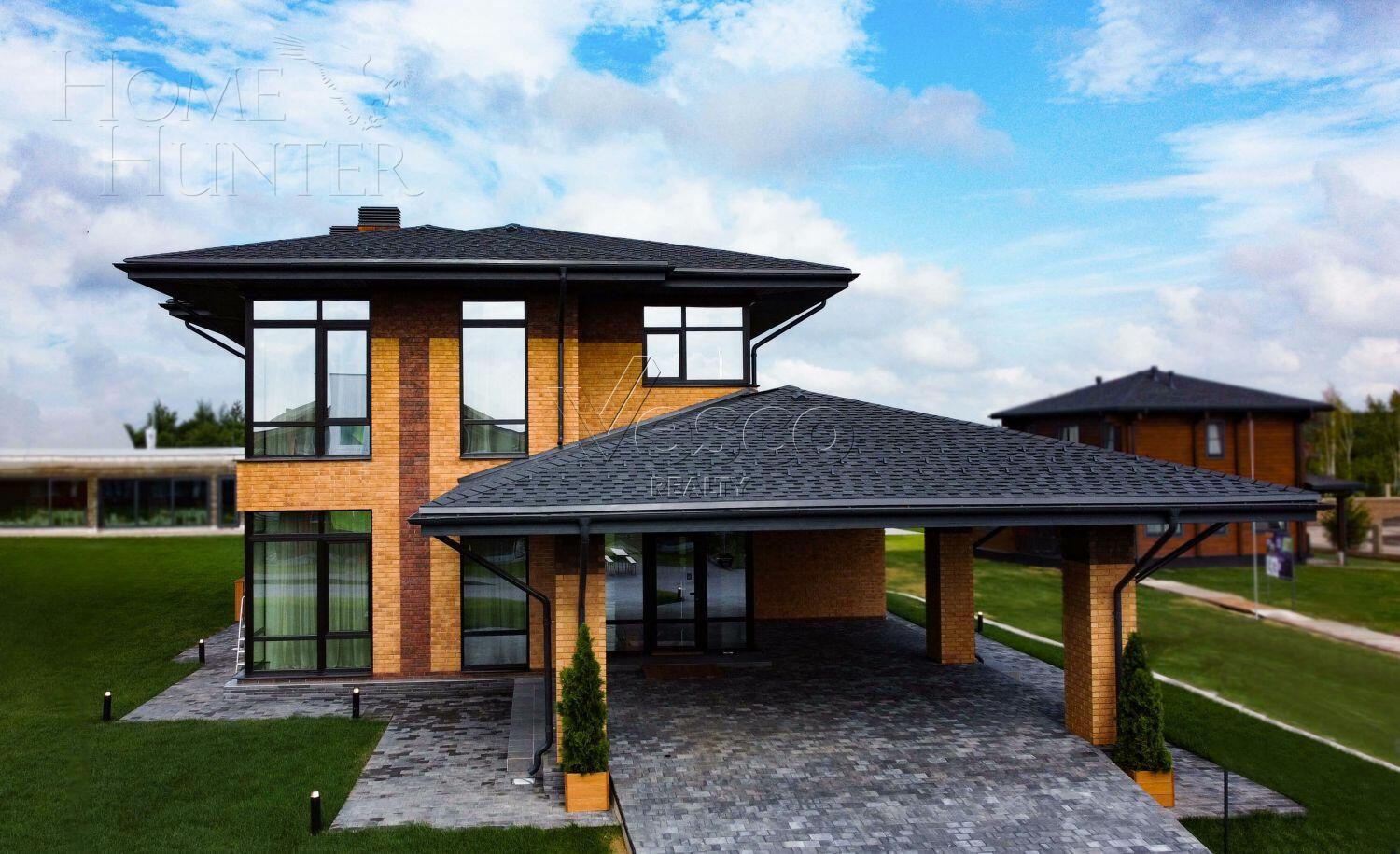 2-этажный коттедж 354.7 м² с отделкой