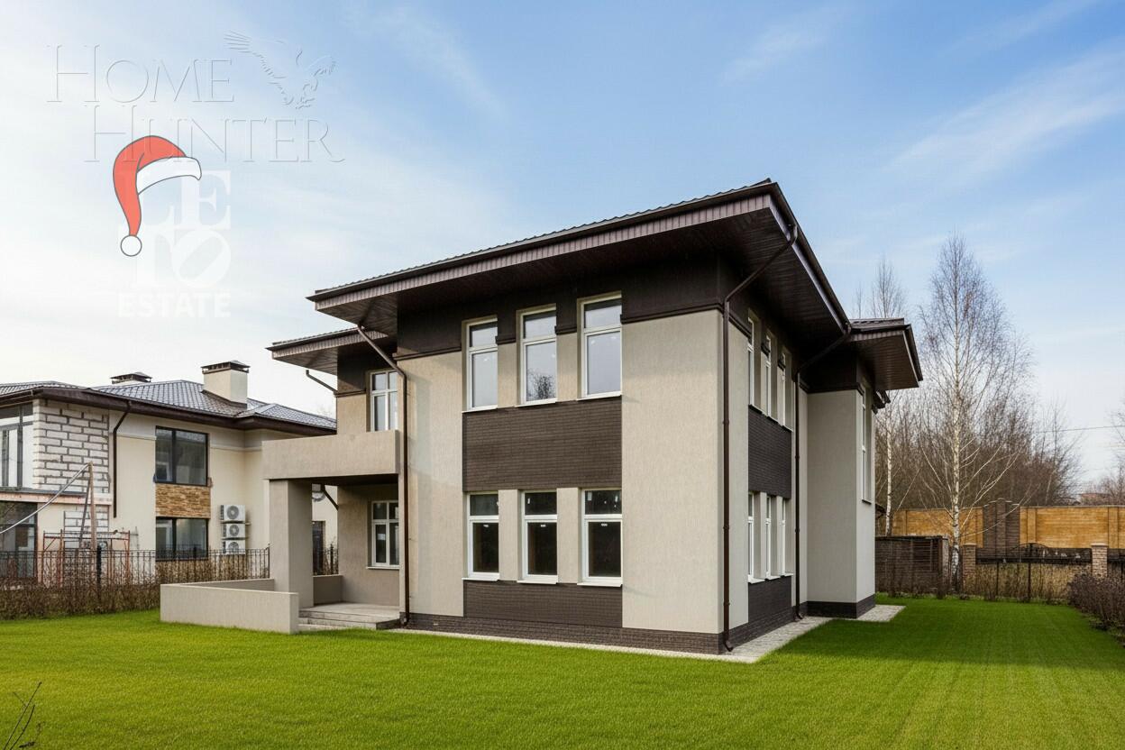 2-этажный коттедж 270 м² без отделки