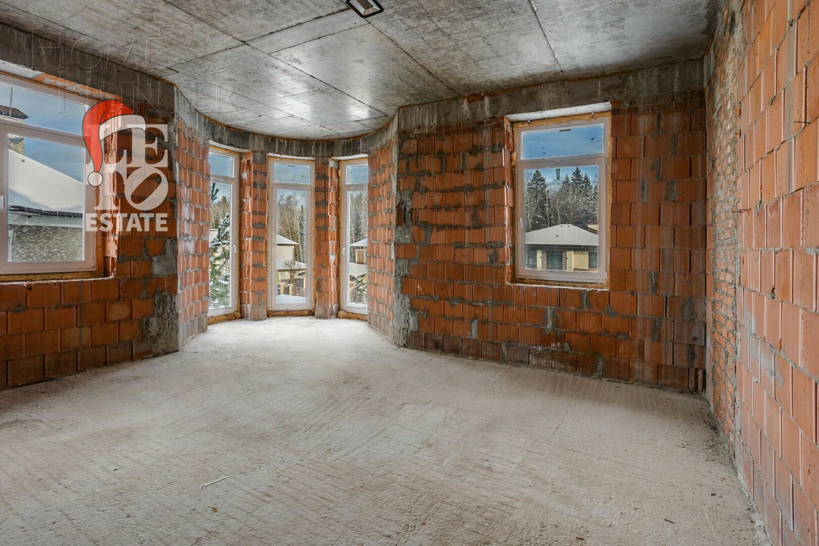 2-этажный коттедж 860 м² без отделки