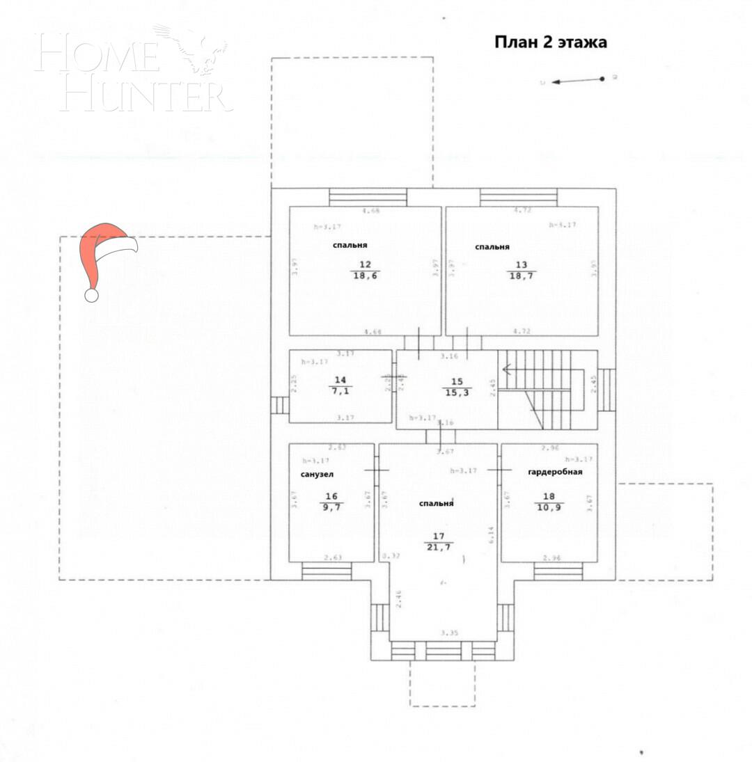 2-этажный коттедж 320 м² с отделкой