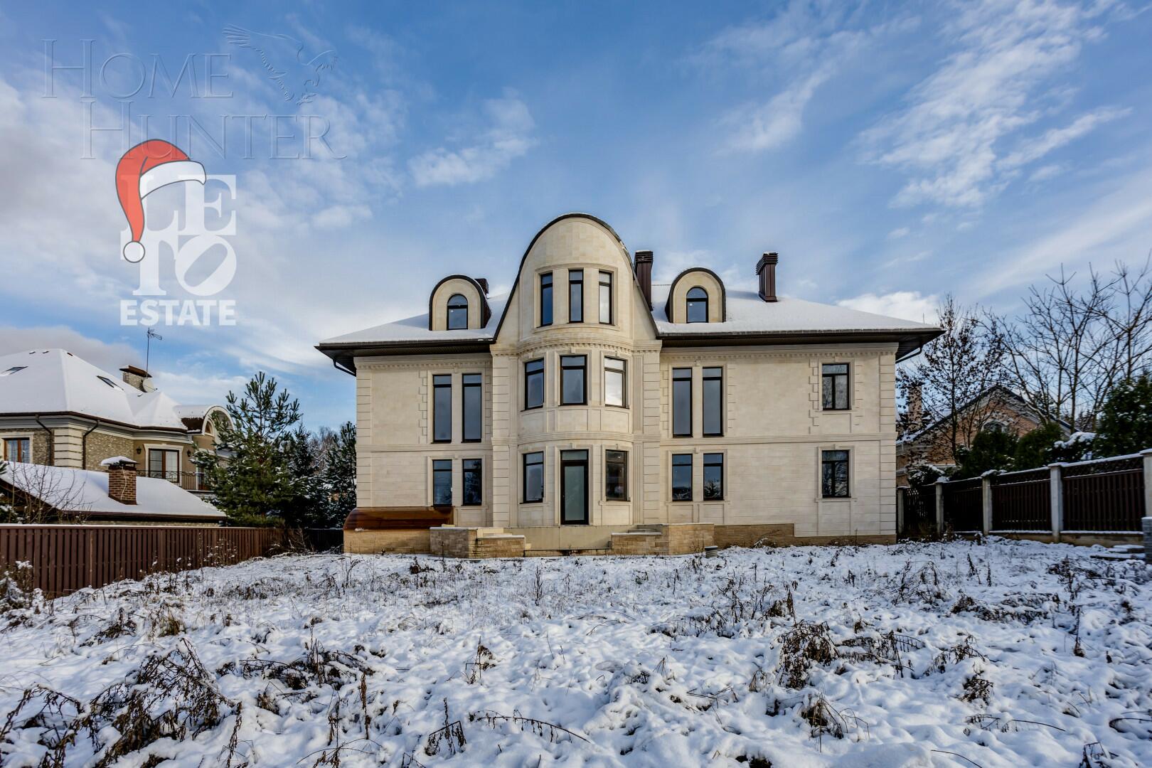 2-этажный коттедж 860 м² без отделки