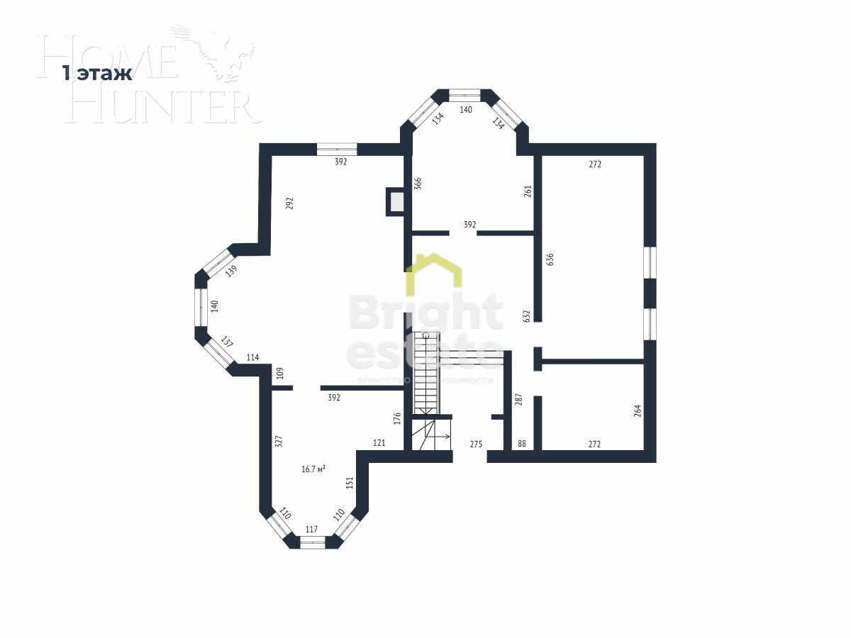 2-этажный коттедж 370 м² с отделкой