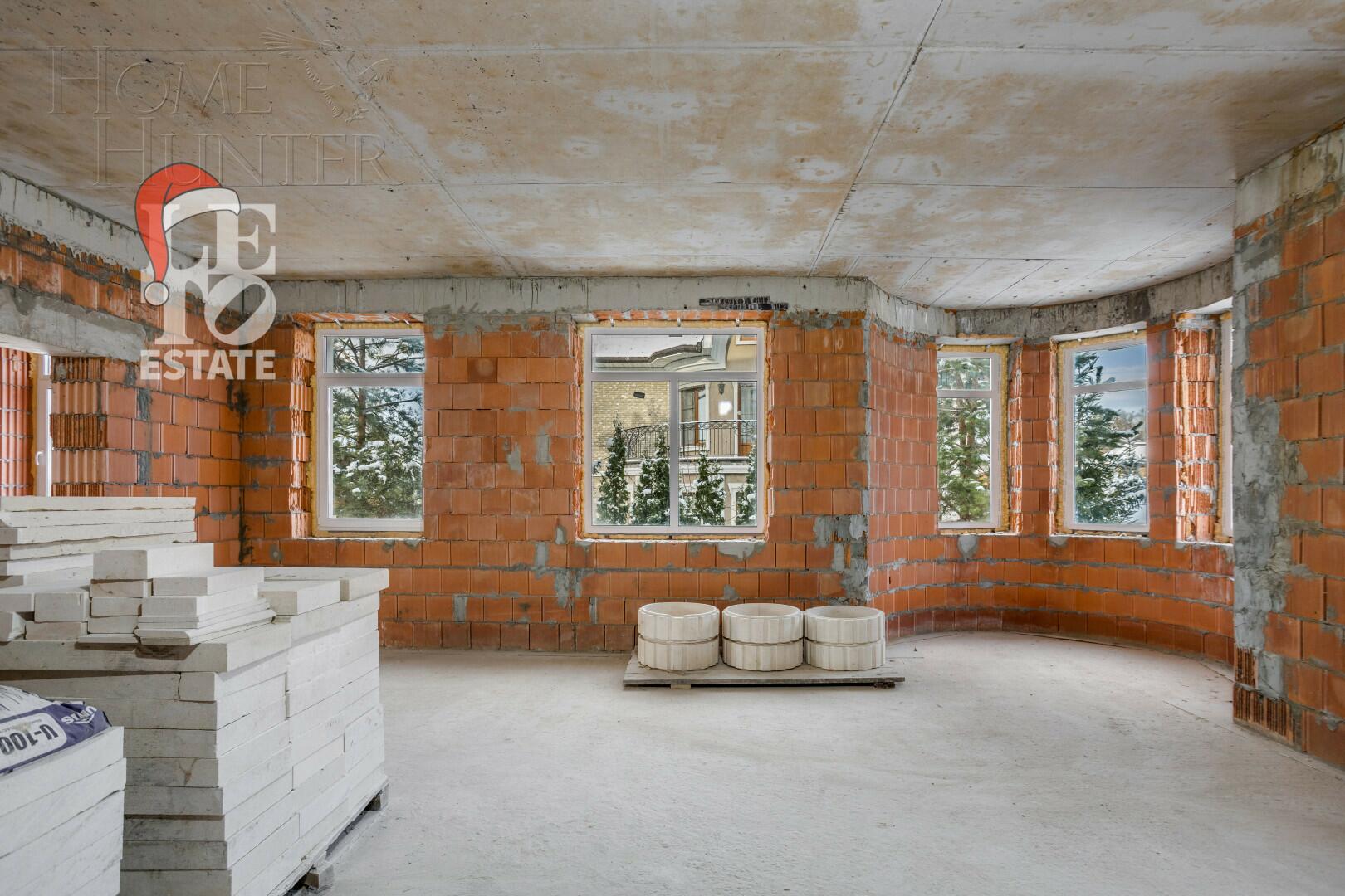 2-этажный коттедж 860 м² без отделки