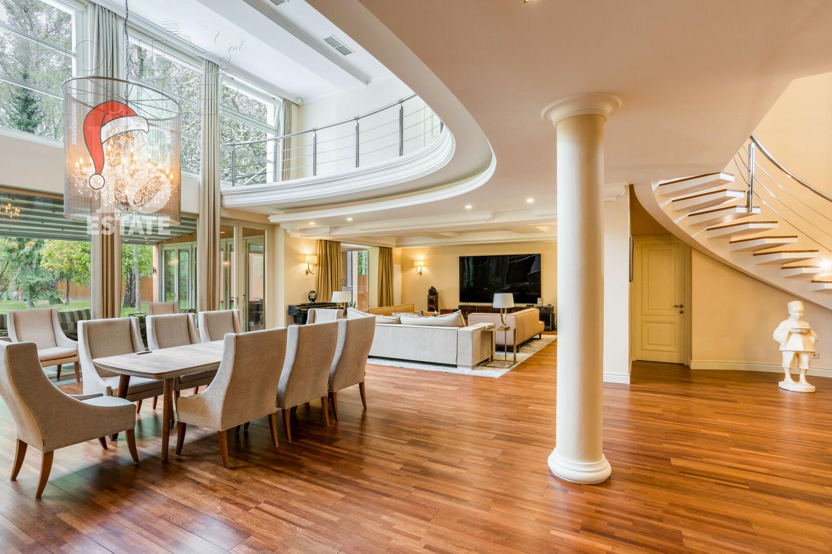 2-этажный коттедж 760 м² с отделкой