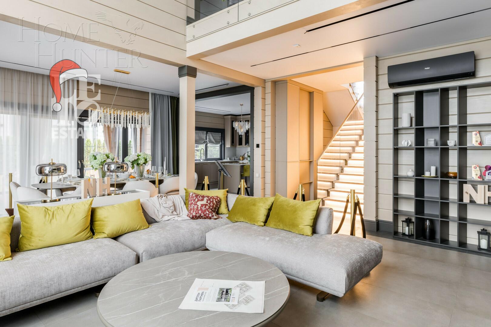 2-этажный коттедж 354 м² с отделкой