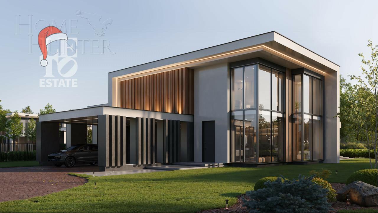 2-этажный коттедж 380 м² без отделки