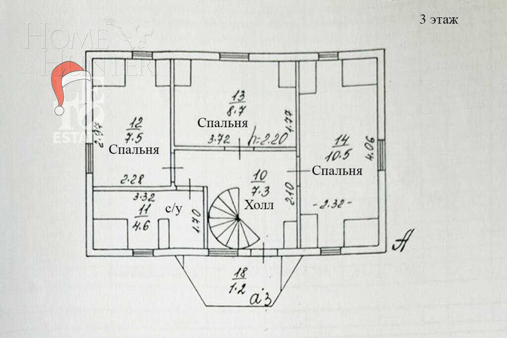 3-этажный коттедж 150 м² с отделкой