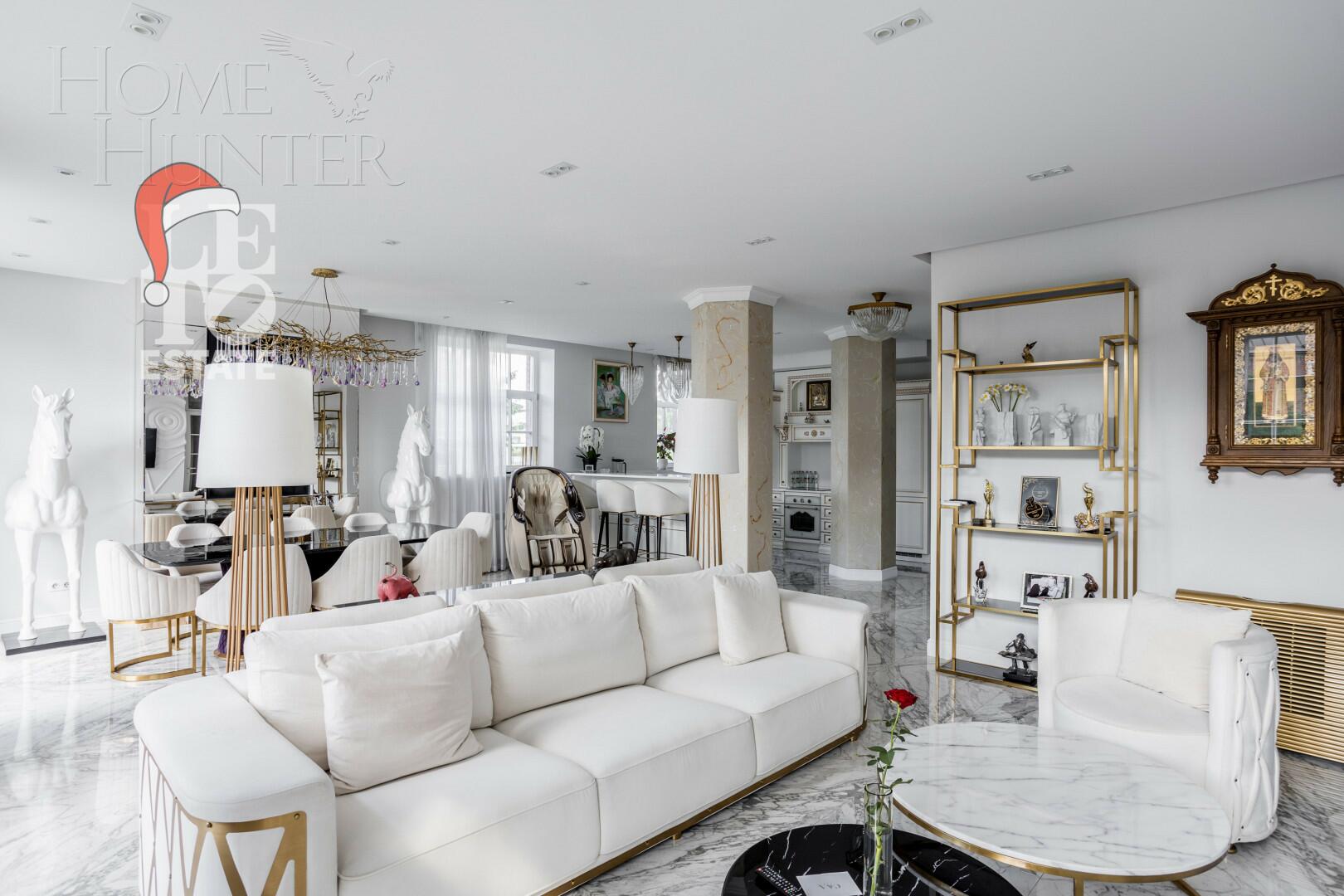 3-этажный коттедж 550 м² с отделкой