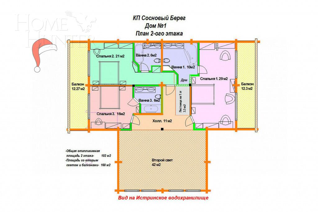2-этажный коттедж 400 м² с отделкой