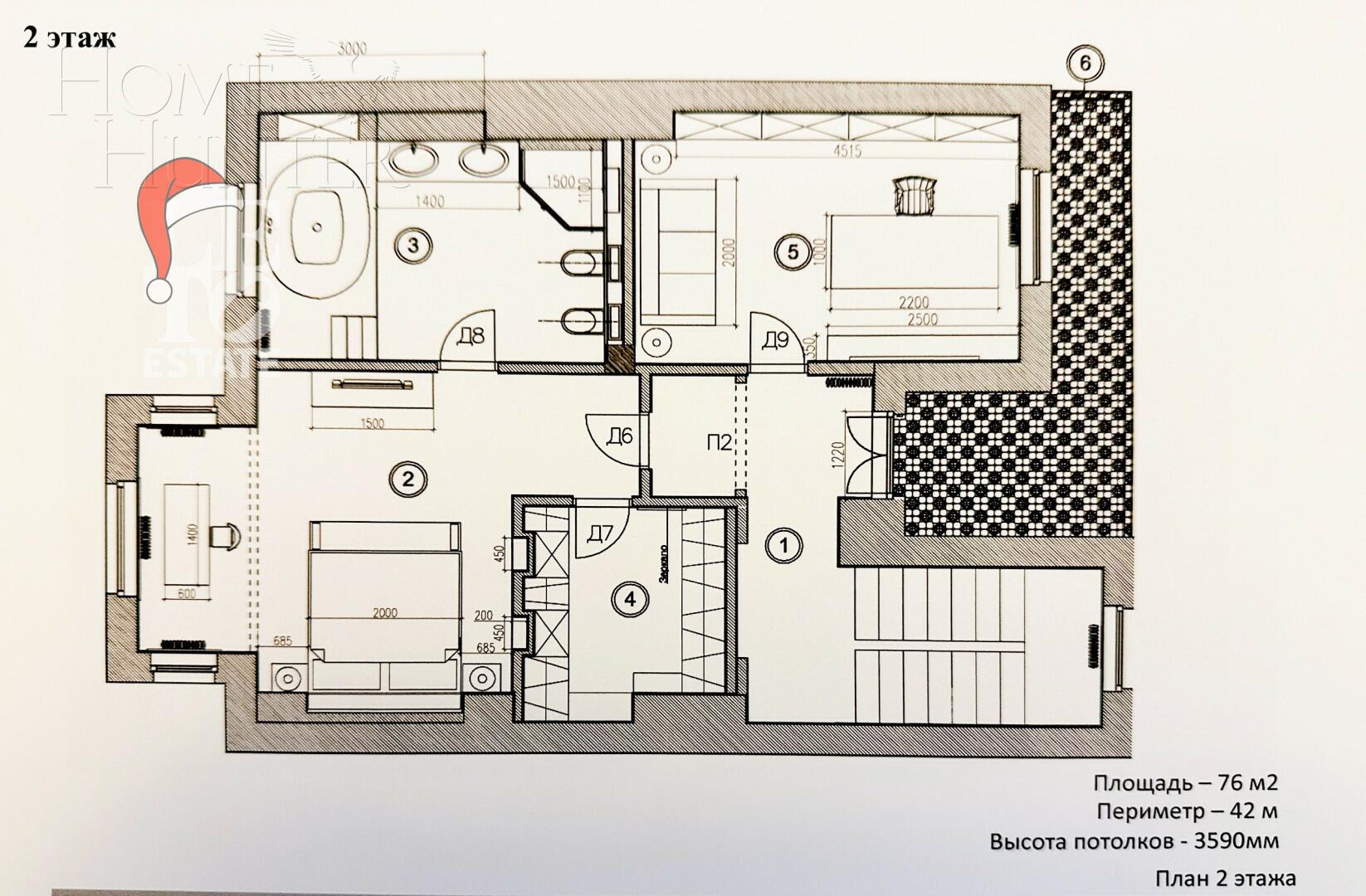 3-этажный таунхаус 293 м² с отделкой