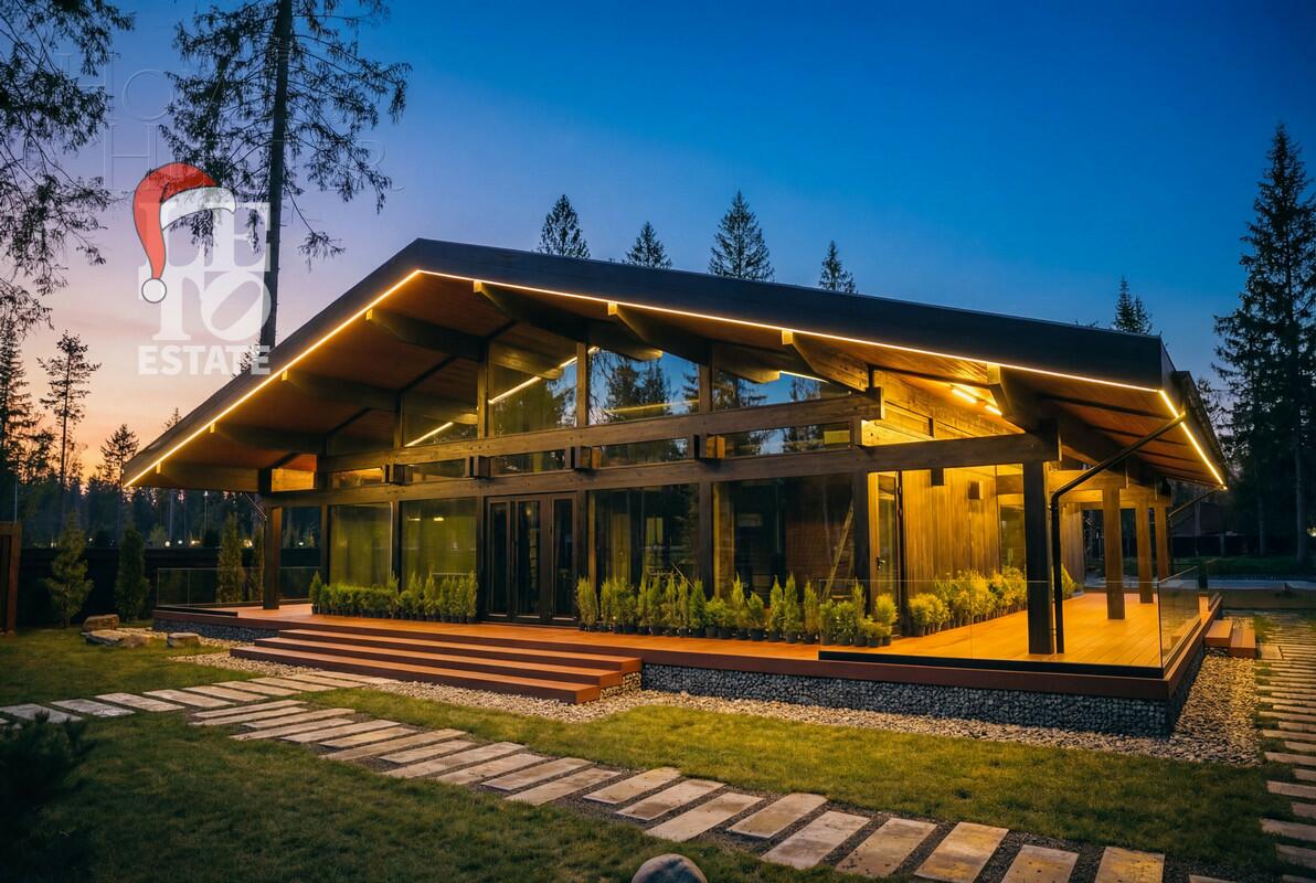 1-этажный коттедж 373 м² с отделкой