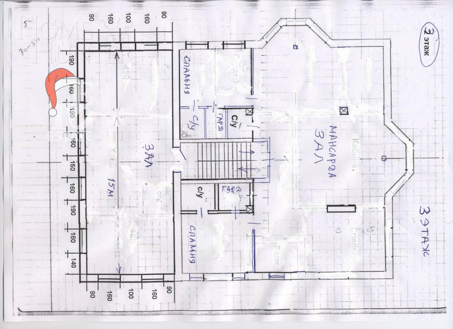 3-этажный коттедж 1 319 м² с отделкой