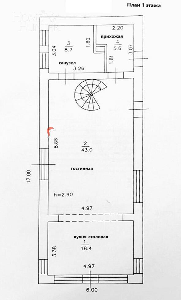 3-этажный коттедж 157.9 м² с отделкой