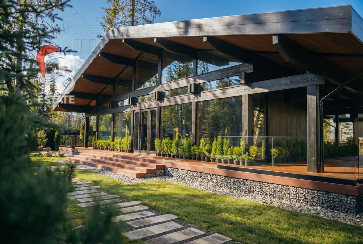 1-этажный коттедж 373 м² с отделкой