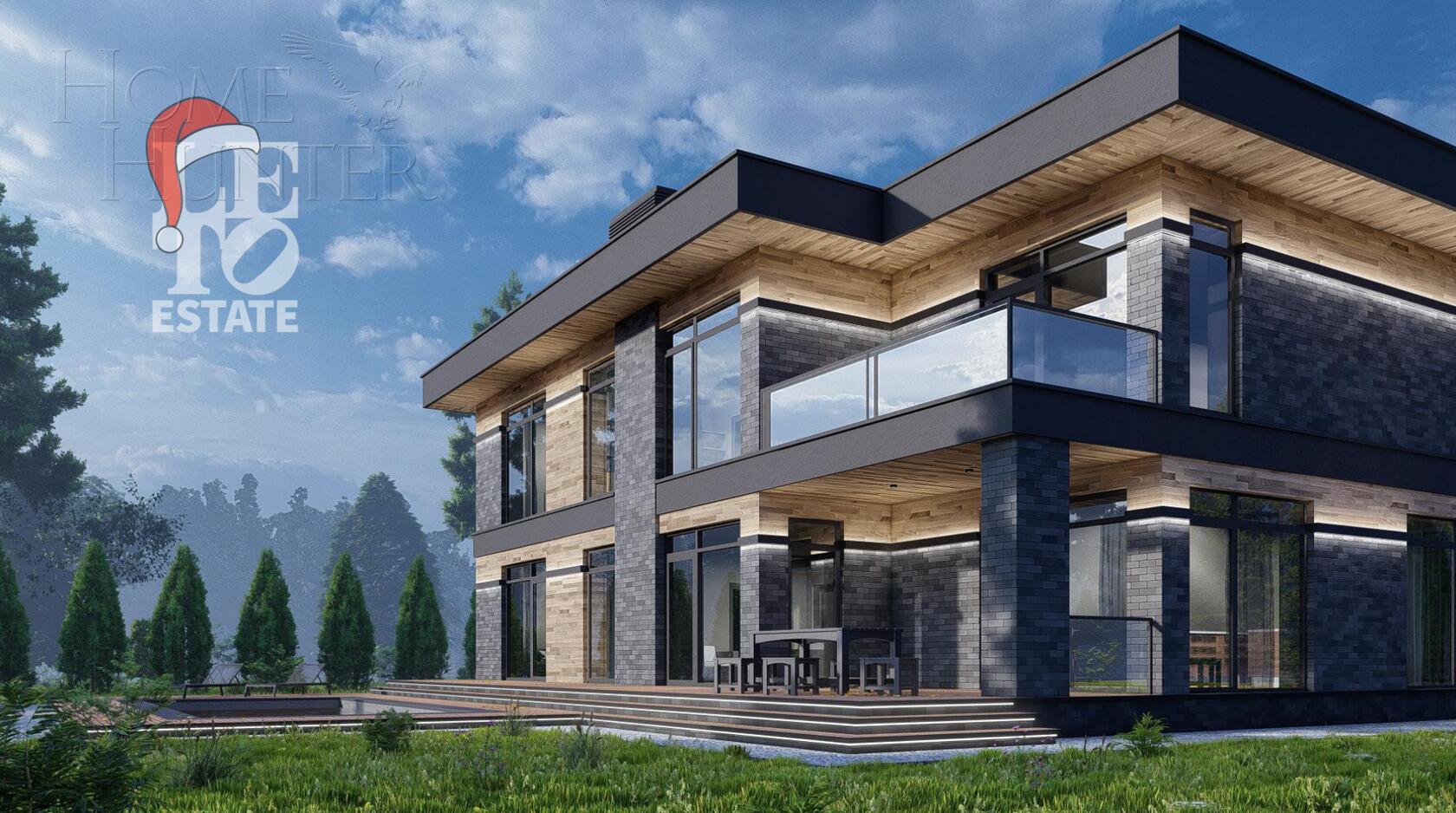 2-этажный коттедж 289 м² без отделки