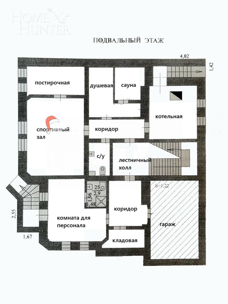 2-этажный коттедж 350 м² с отделкой