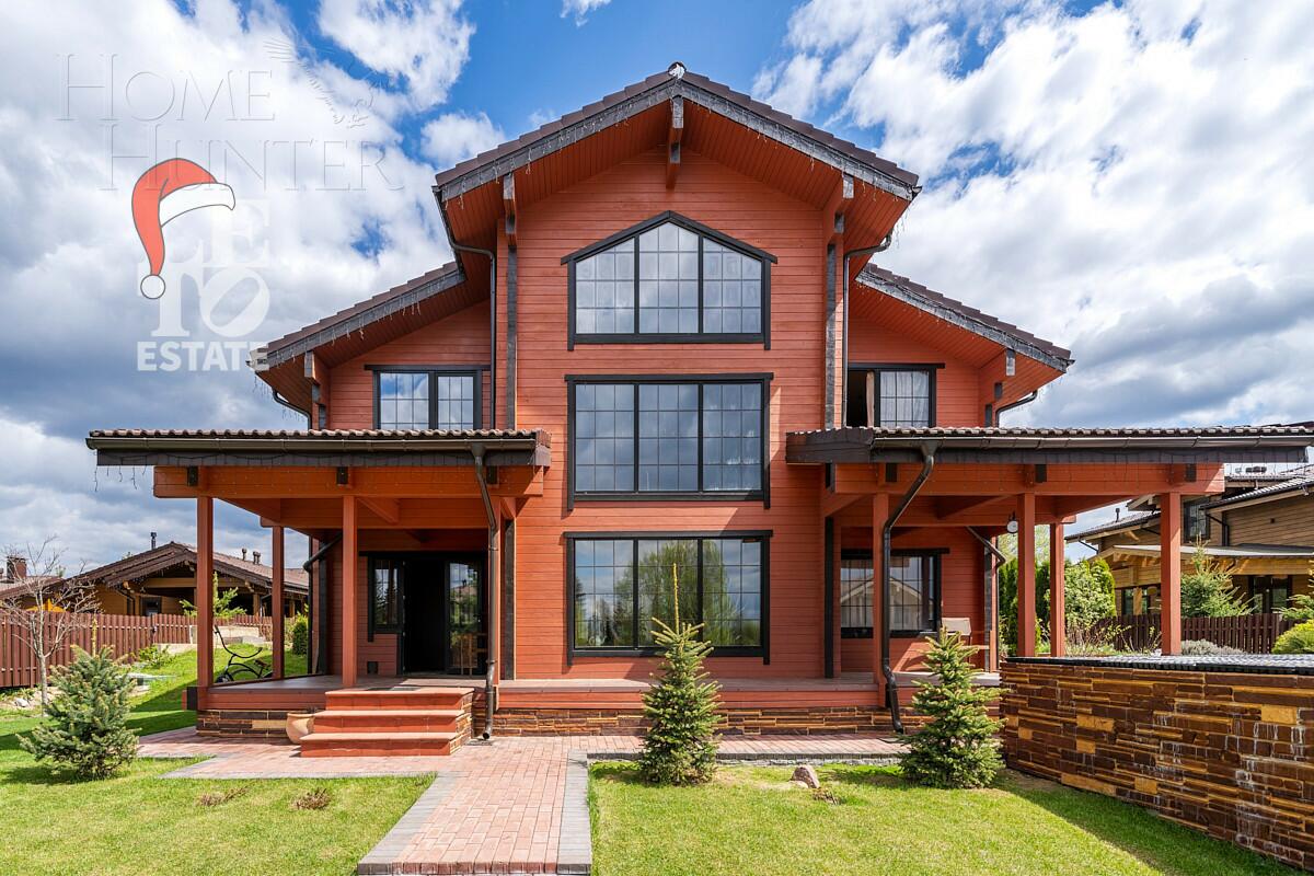 2-этажный коттедж 340 м² с отделкой