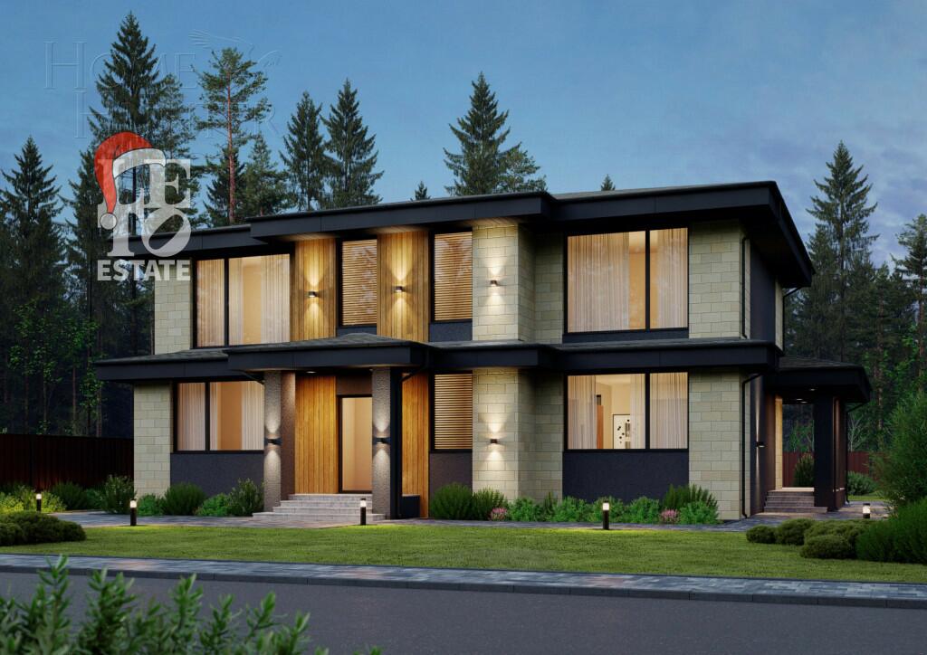 2-этажный коттедж 250 м² без отделки