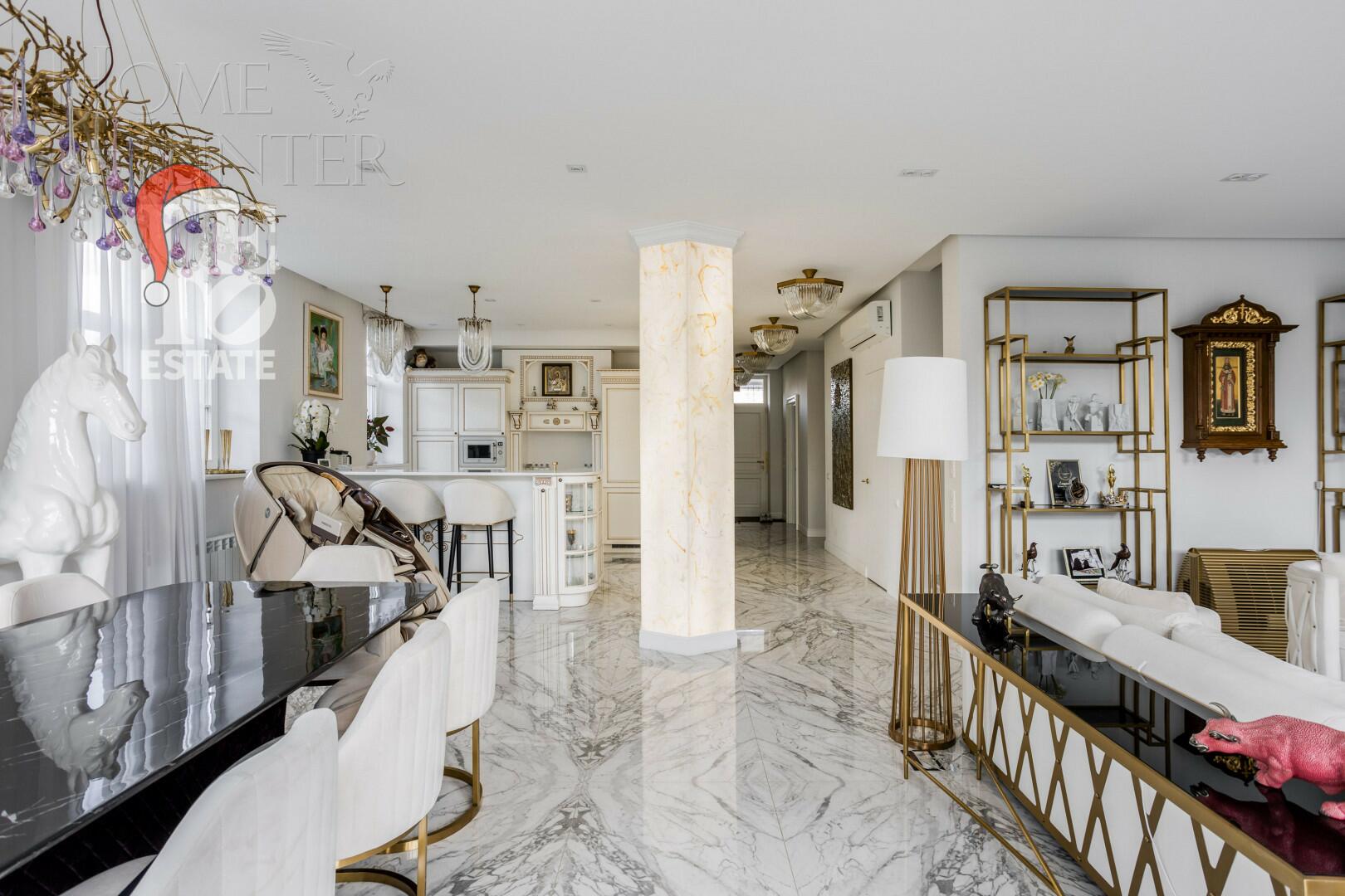 3-этажный коттедж 550 м² с отделкой