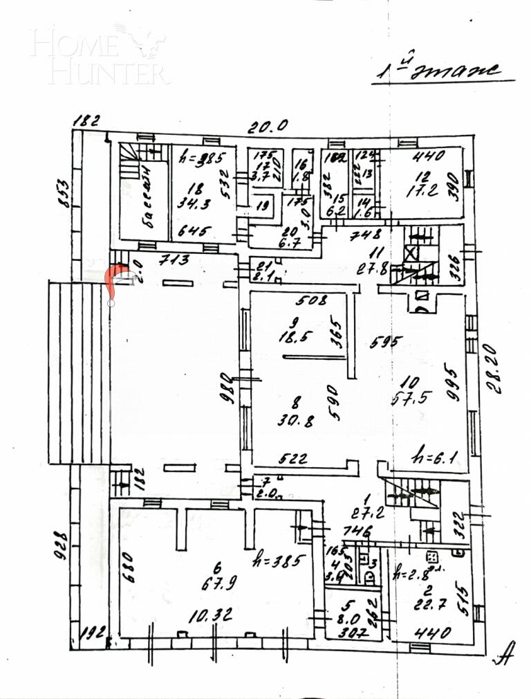 3-этажный коттедж 840 м² с отделкой