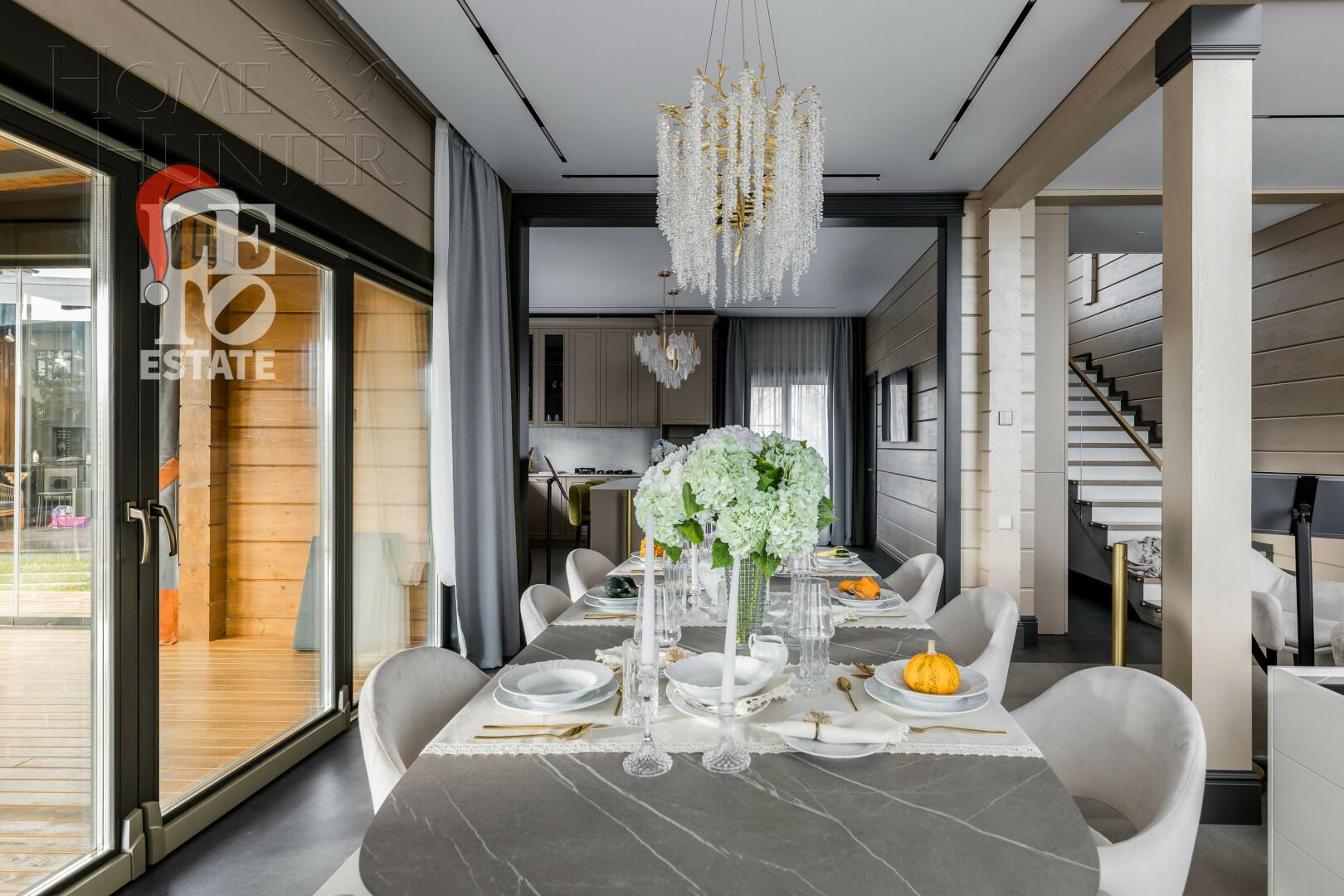 2-этажный коттедж 354 м² с отделкой