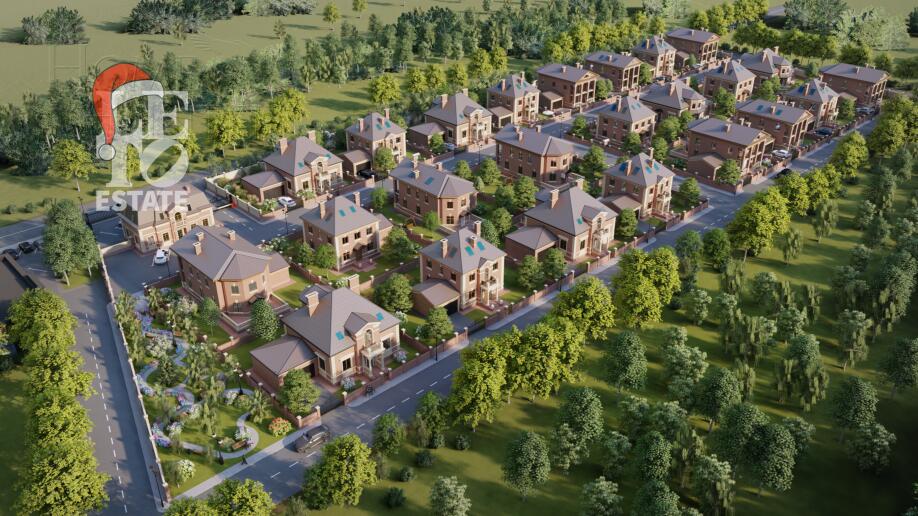 2-этажный коттедж 320 м² без отделки