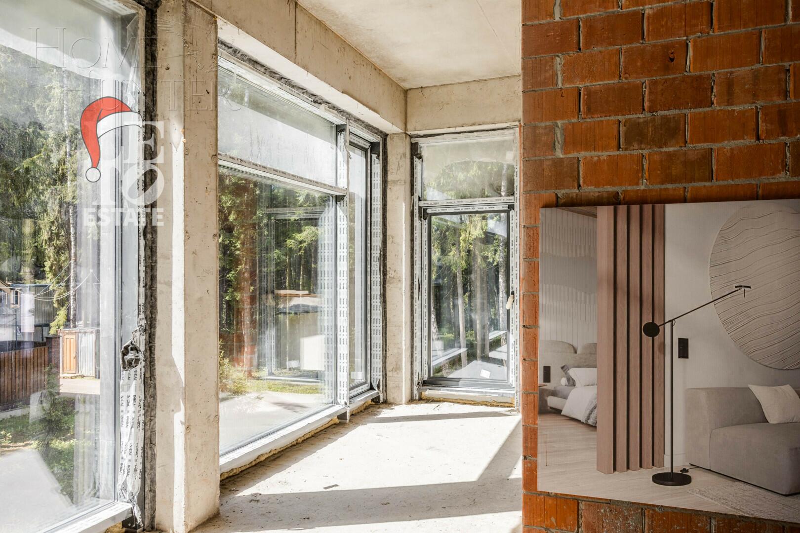 2-этажный коттедж 526 м² без отделки