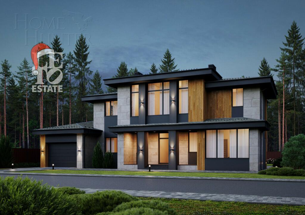 2-этажный коттедж 305 м² без отделки