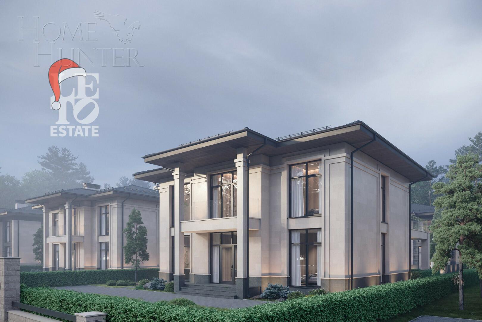 2-этажный коттедж 307 м² без отделки