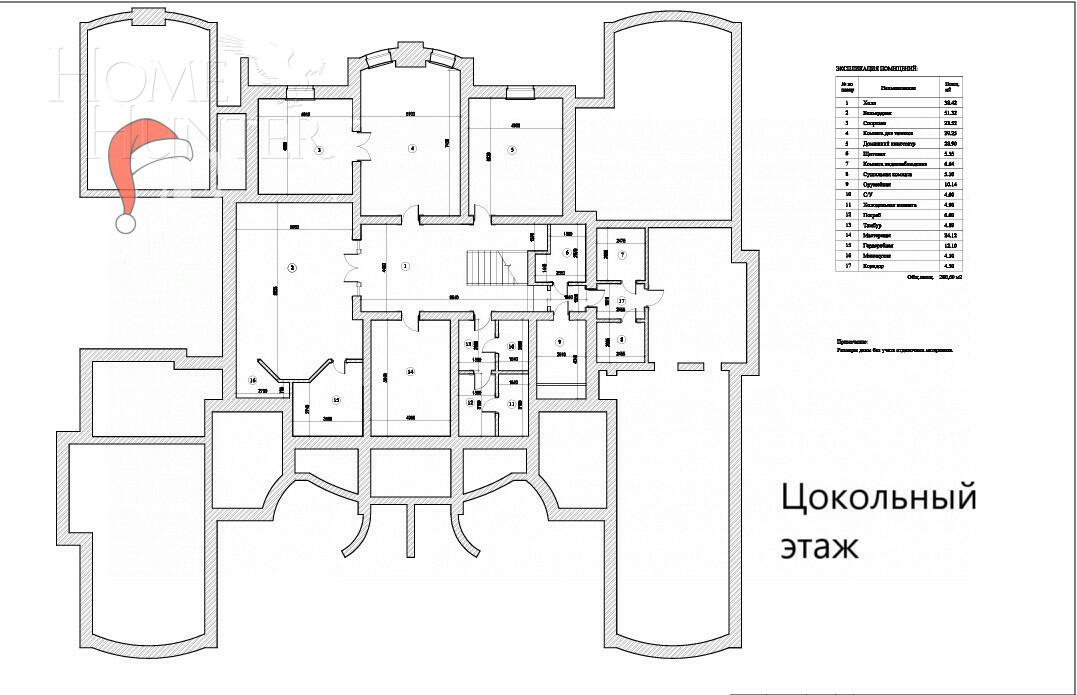 2-этажный коттедж 1 500 м² с отделкой