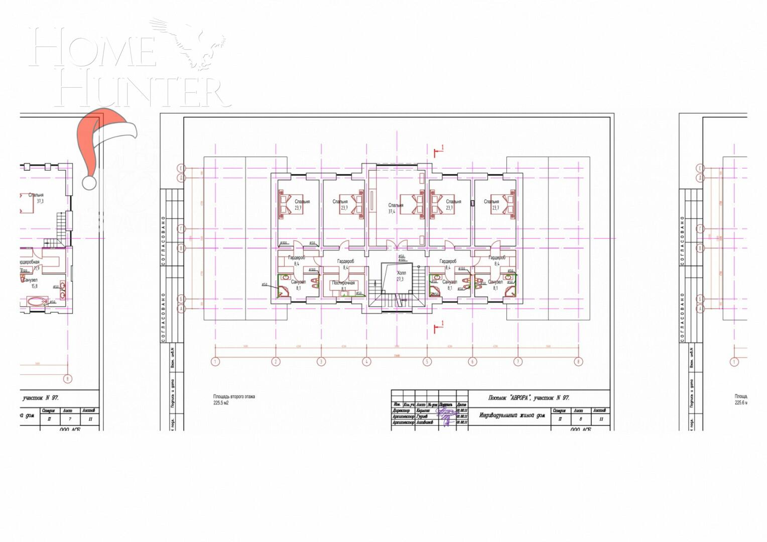 2-этажный коттедж 1 050 м² без отделки