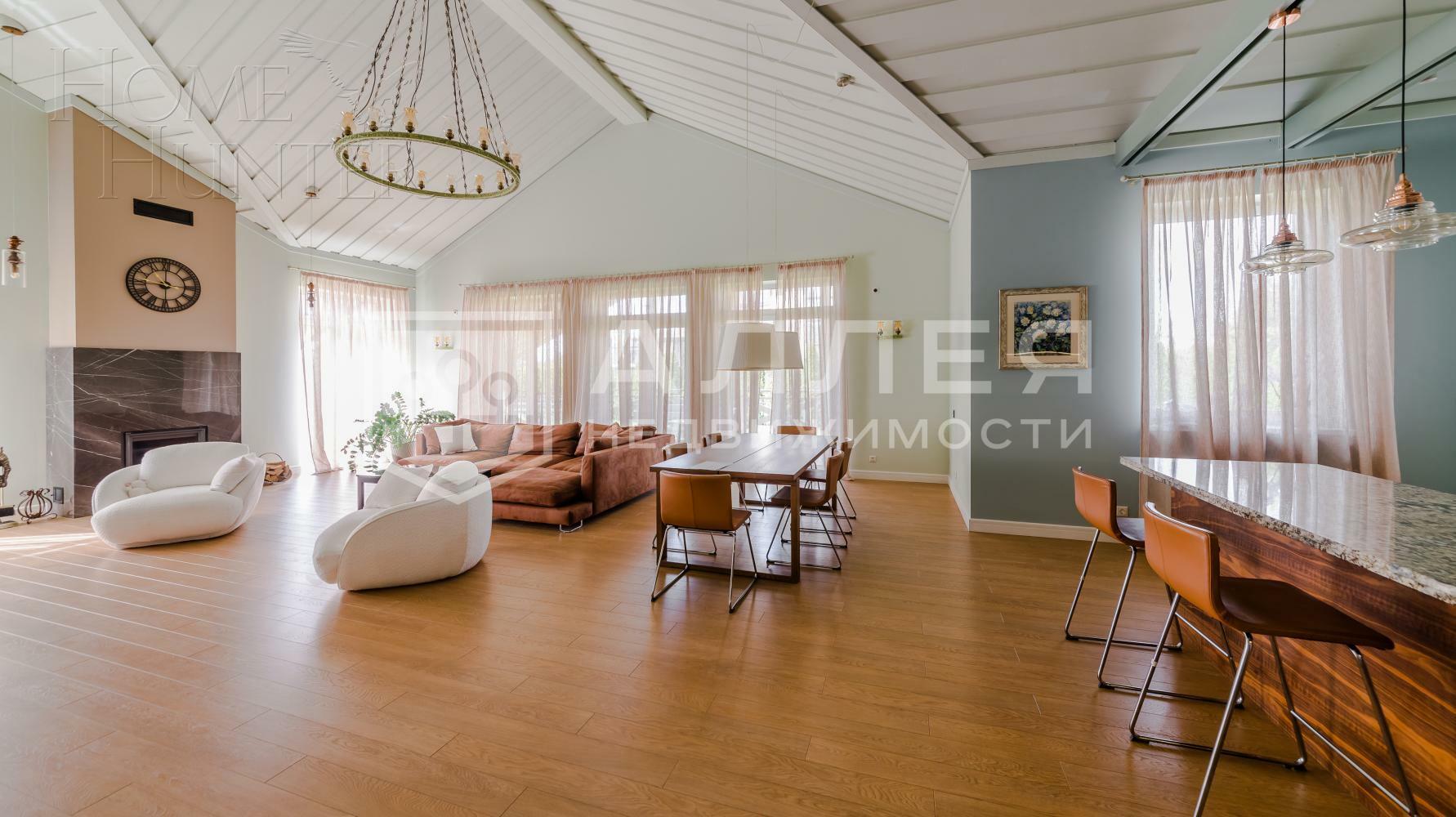 2-этажный коттедж 480 м² с отделкой