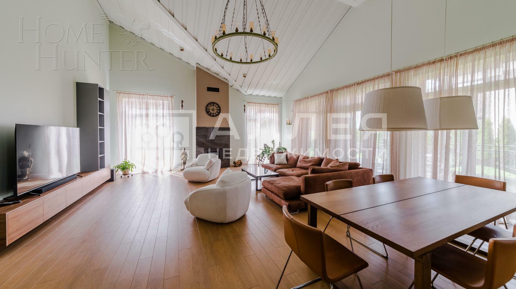 2-этажный коттедж 480 м² с отделкой