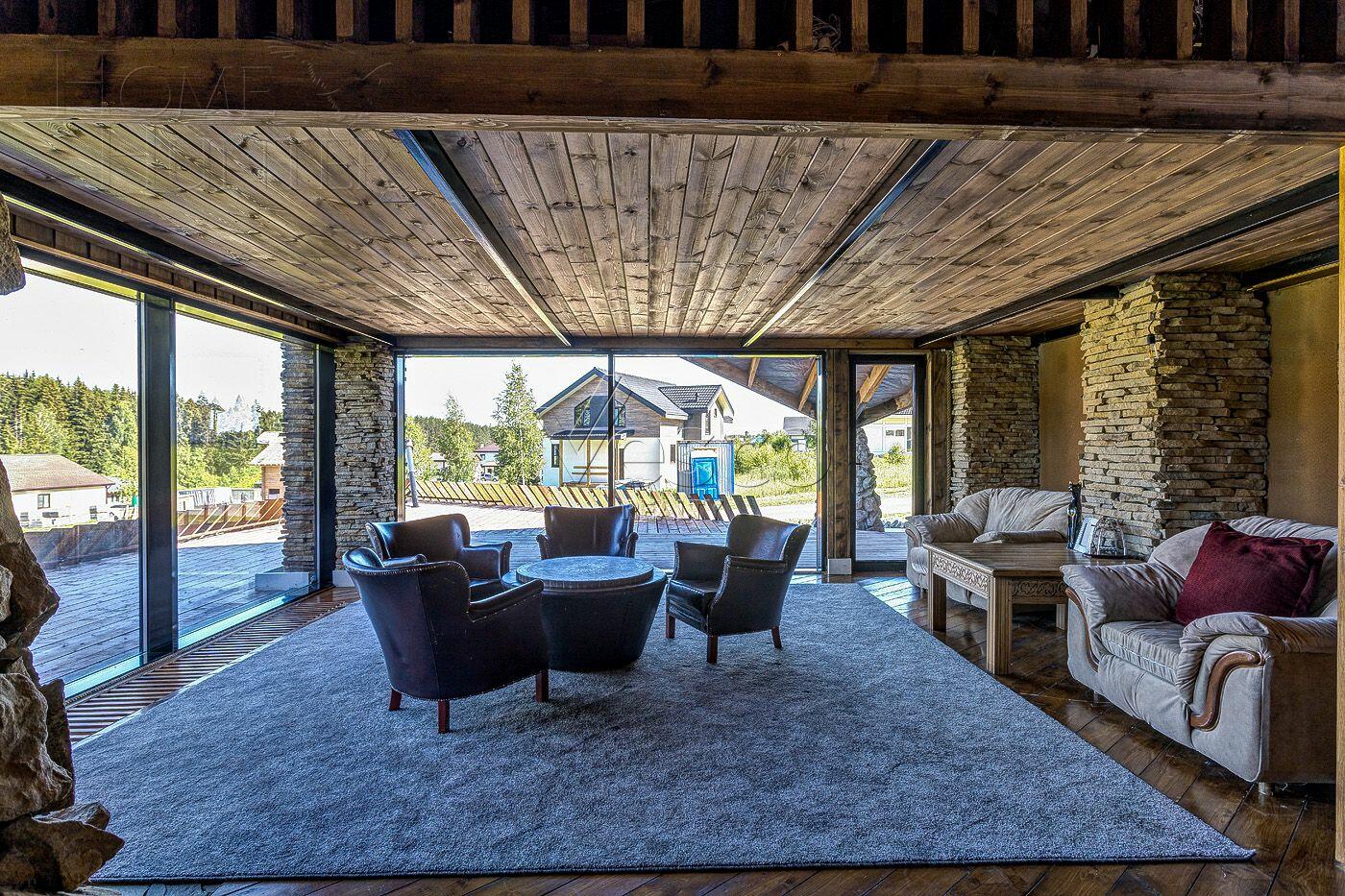 1-этажный коттедж 600 м² с отделкой