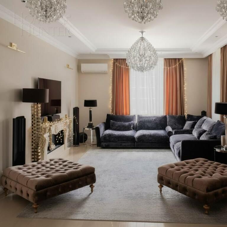 2-этажный коттедж 400 м² с отделкой