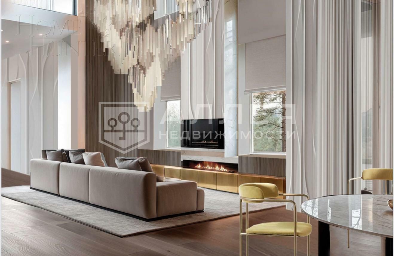 2-этажный коттедж 460 м² без отделки