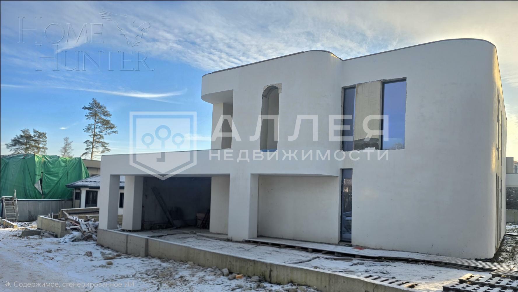 2-этажный коттедж 410 м² без отделки