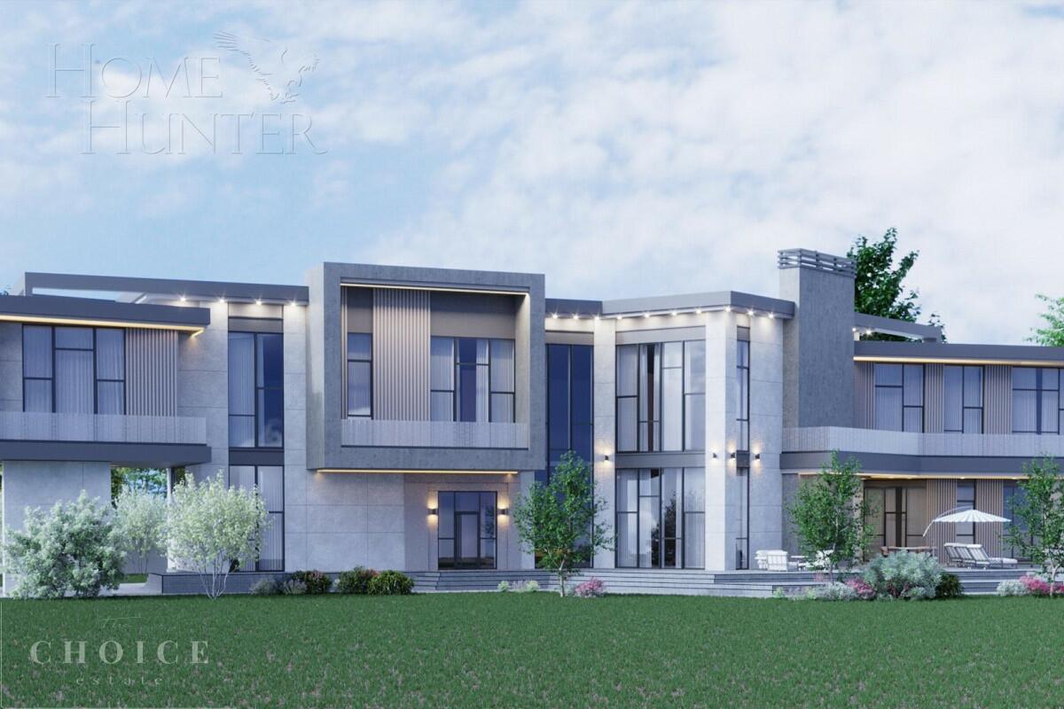 2-этажный коттедж 1 100 м² без отделки