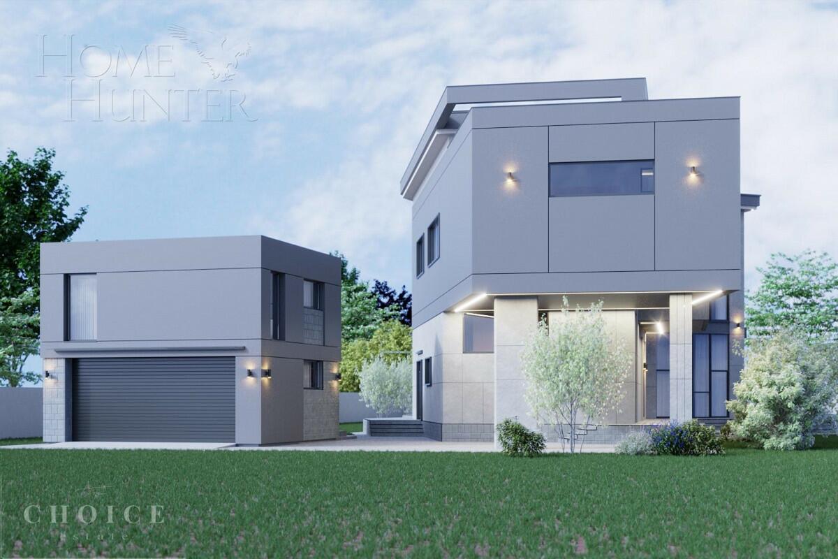 2-этажный коттедж 1 100 м² без отделки