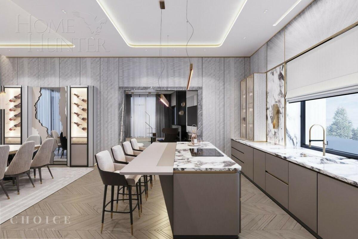 2-этажный коттедж 1 100 м² без отделки