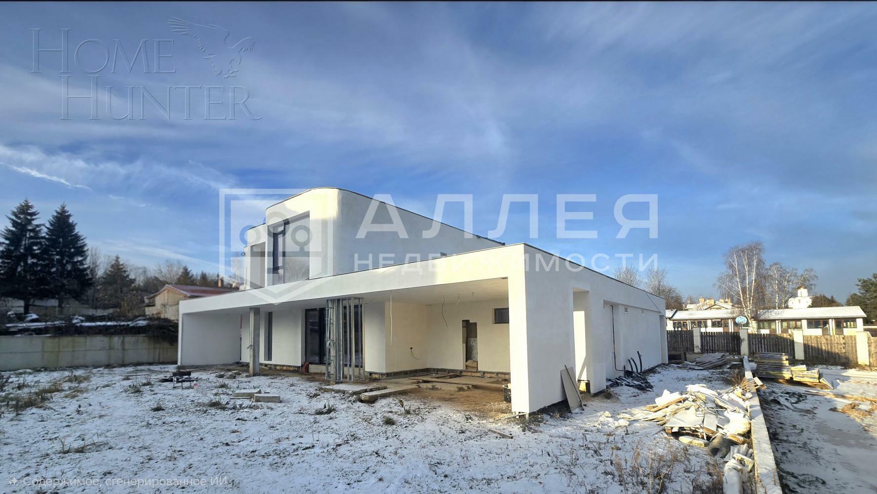 2-этажный коттедж 410 м² без отделки