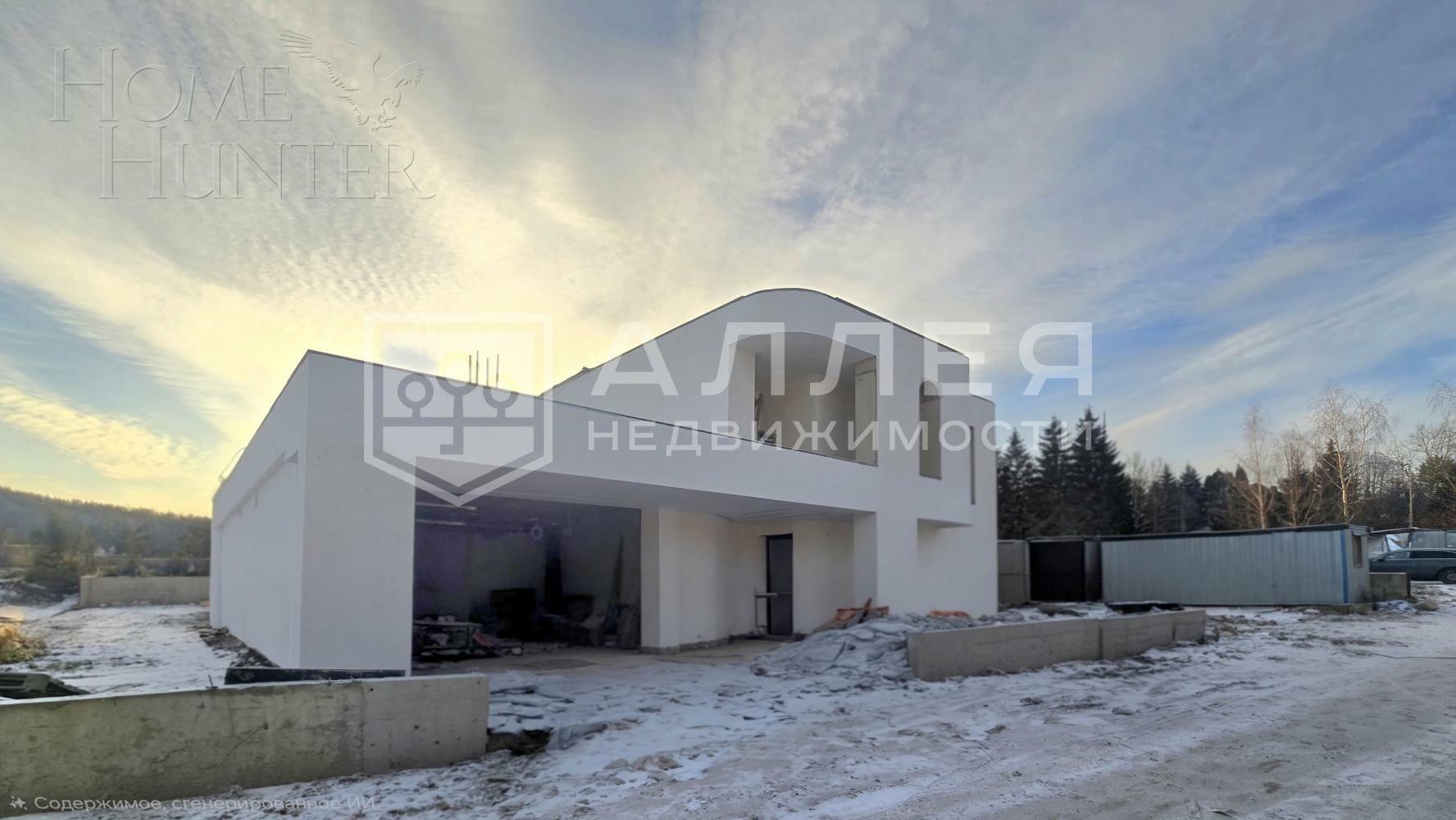 2-этажный коттедж 410 м² без отделки