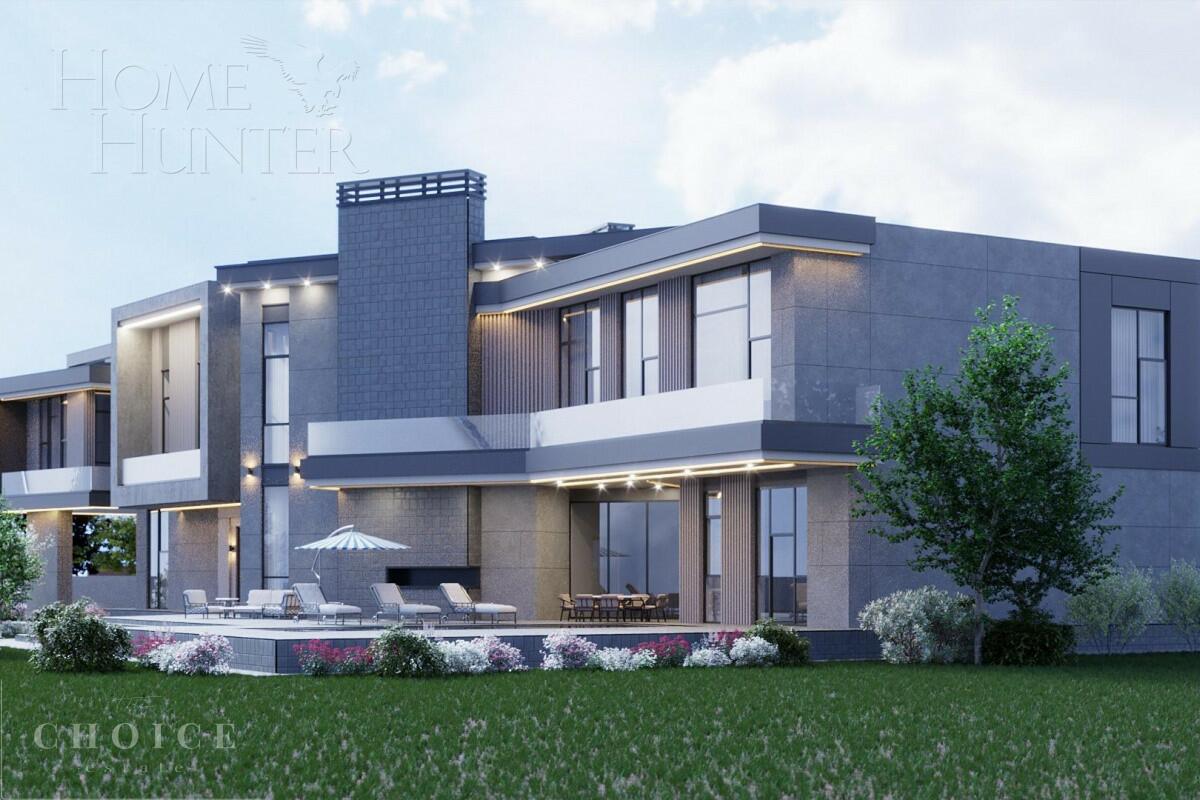 2-этажный коттедж 1 100 м² без отделки