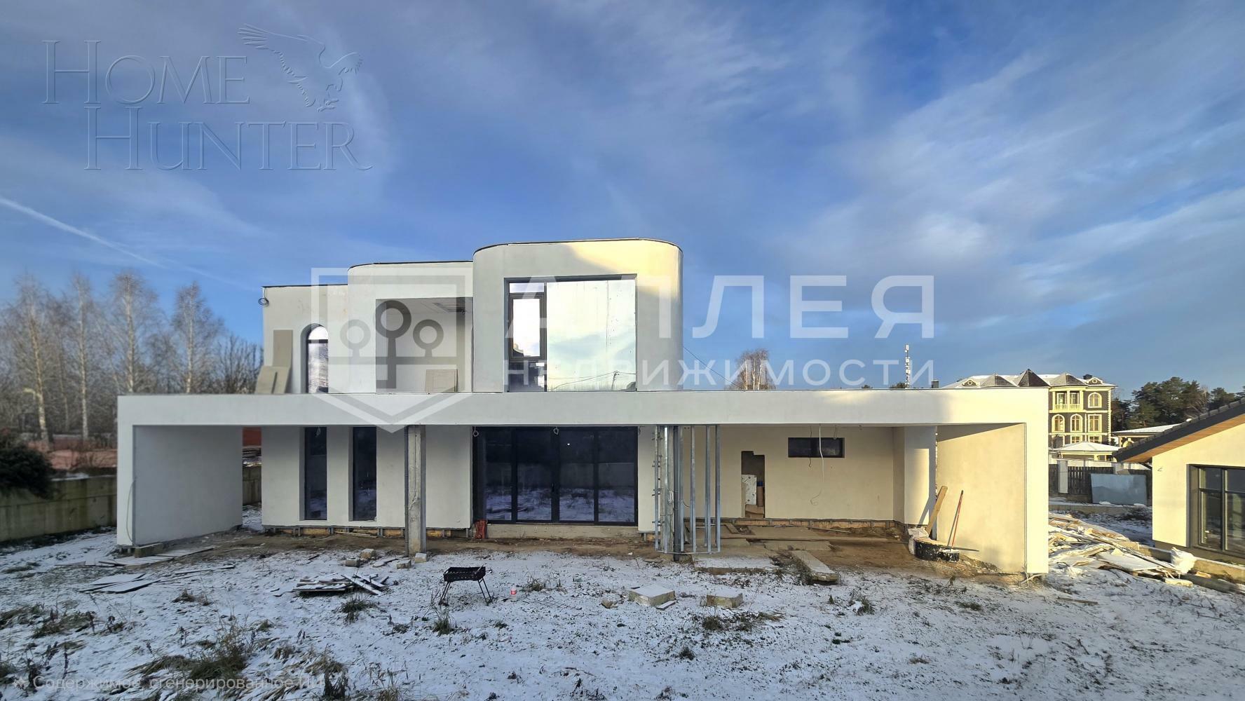 2-этажный коттедж 410 м² без отделки