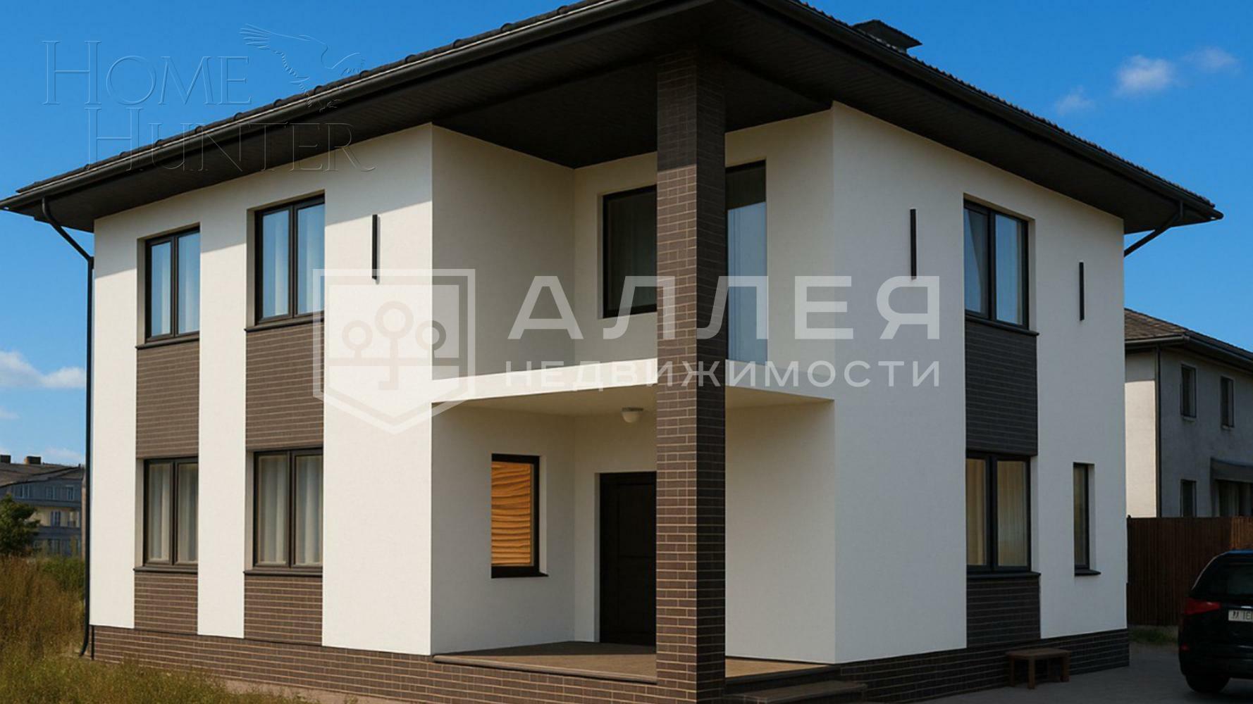 2-этажный коттедж 200 м² с отделкой