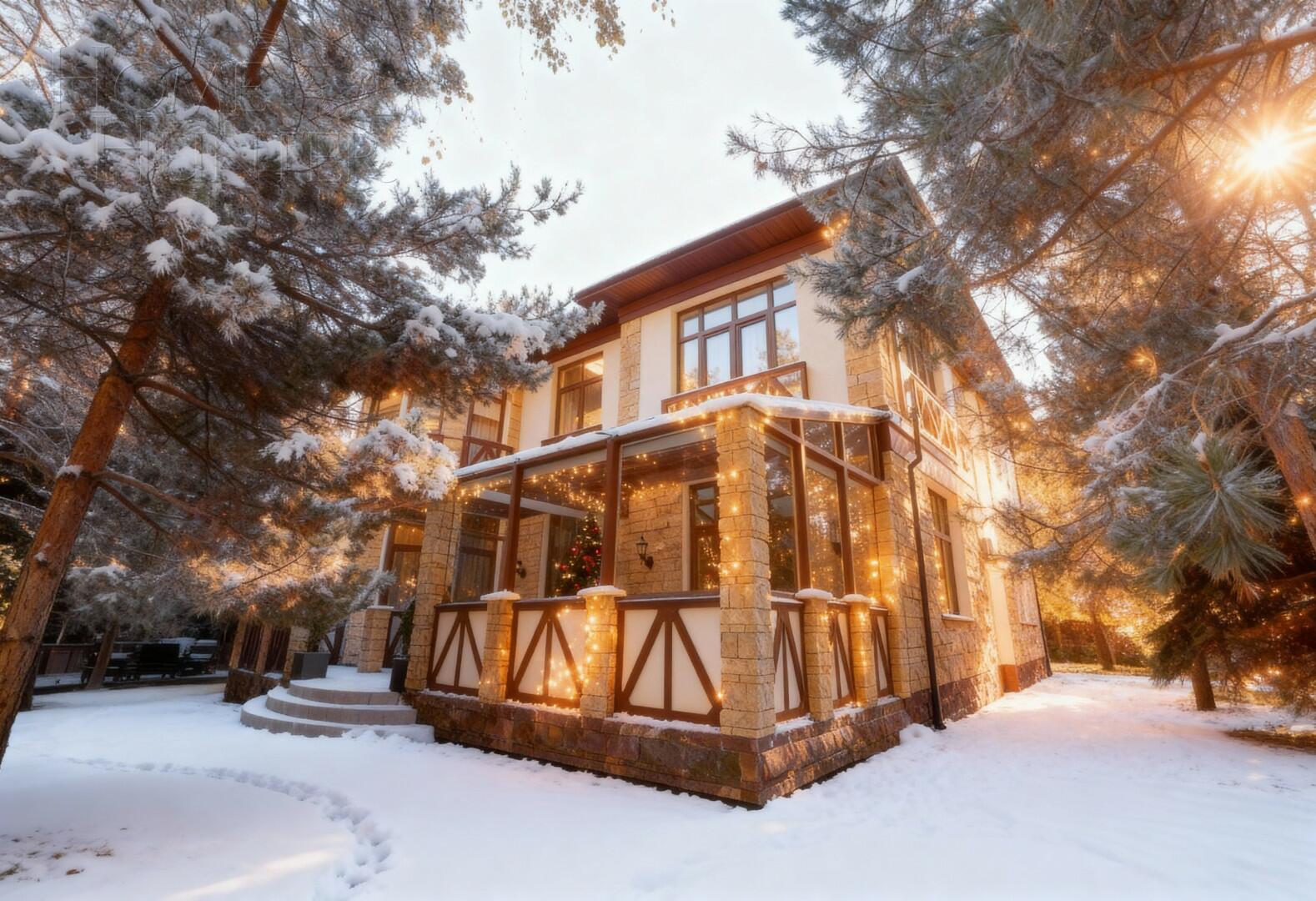 2-этажный коттедж 495 м² с отделкой